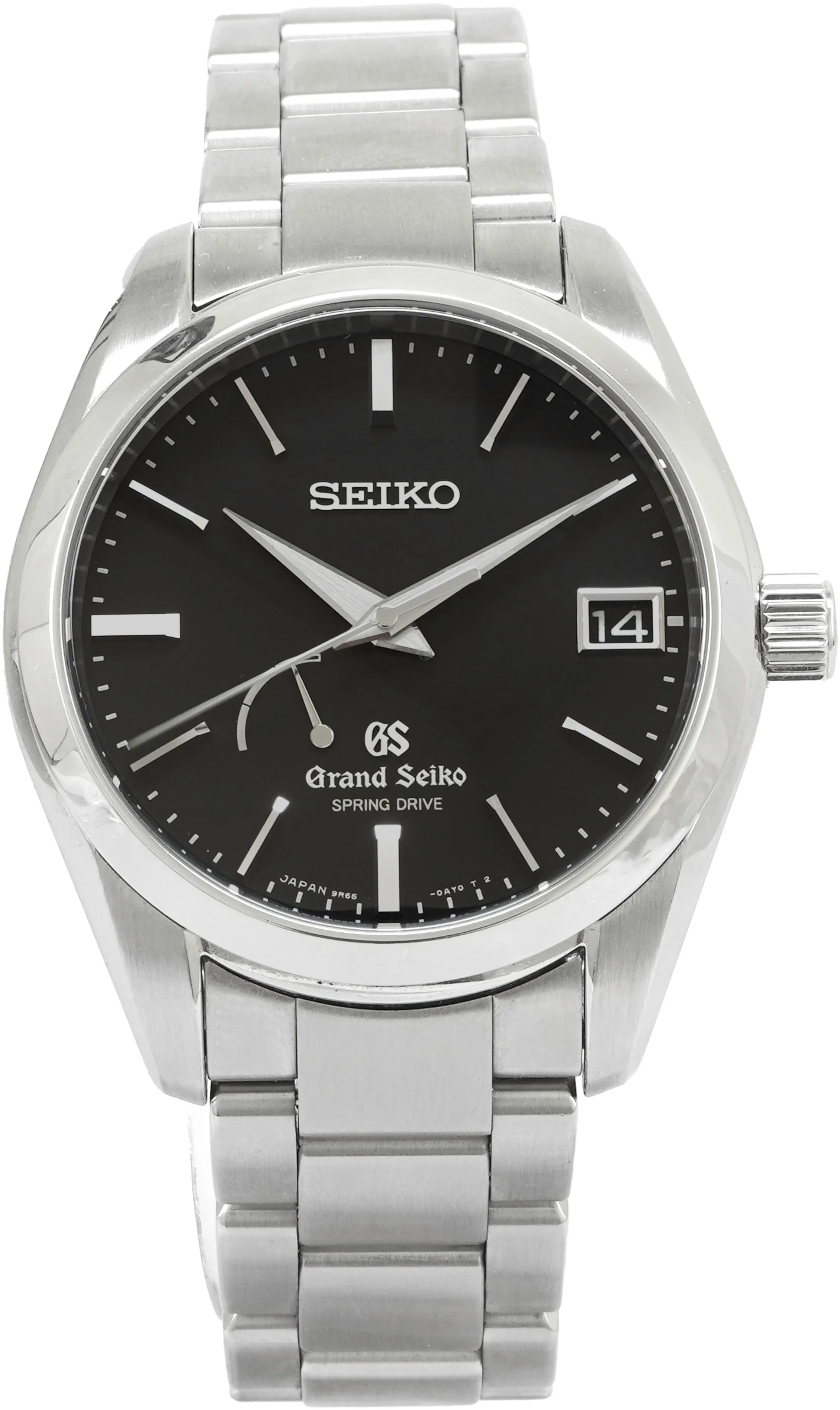 Grand Seiko Spring Drive SBGA085 39mm Stainless steel Black