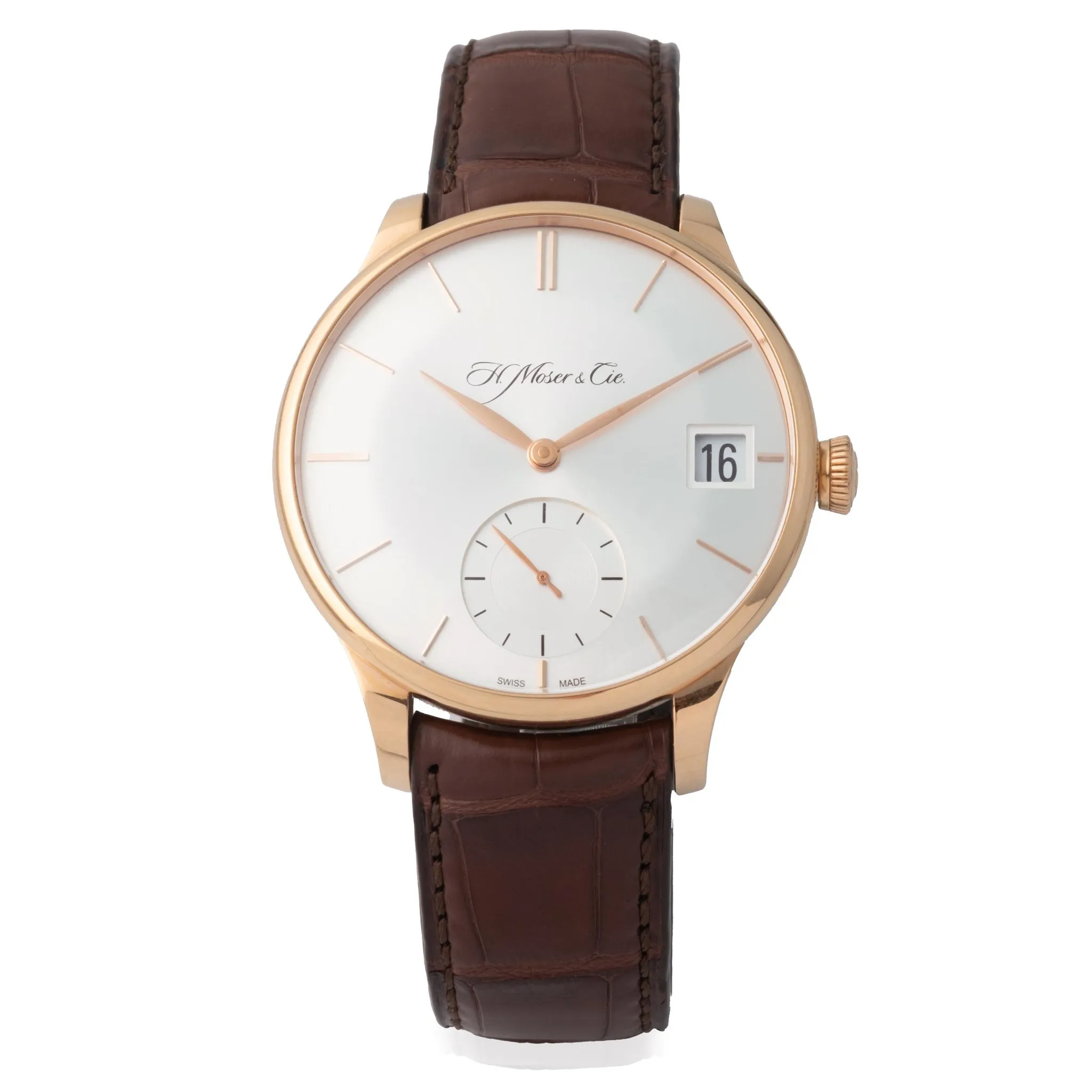 H. Moser & Cie. Venturer 2100-0400 41mm Rose gold Silver