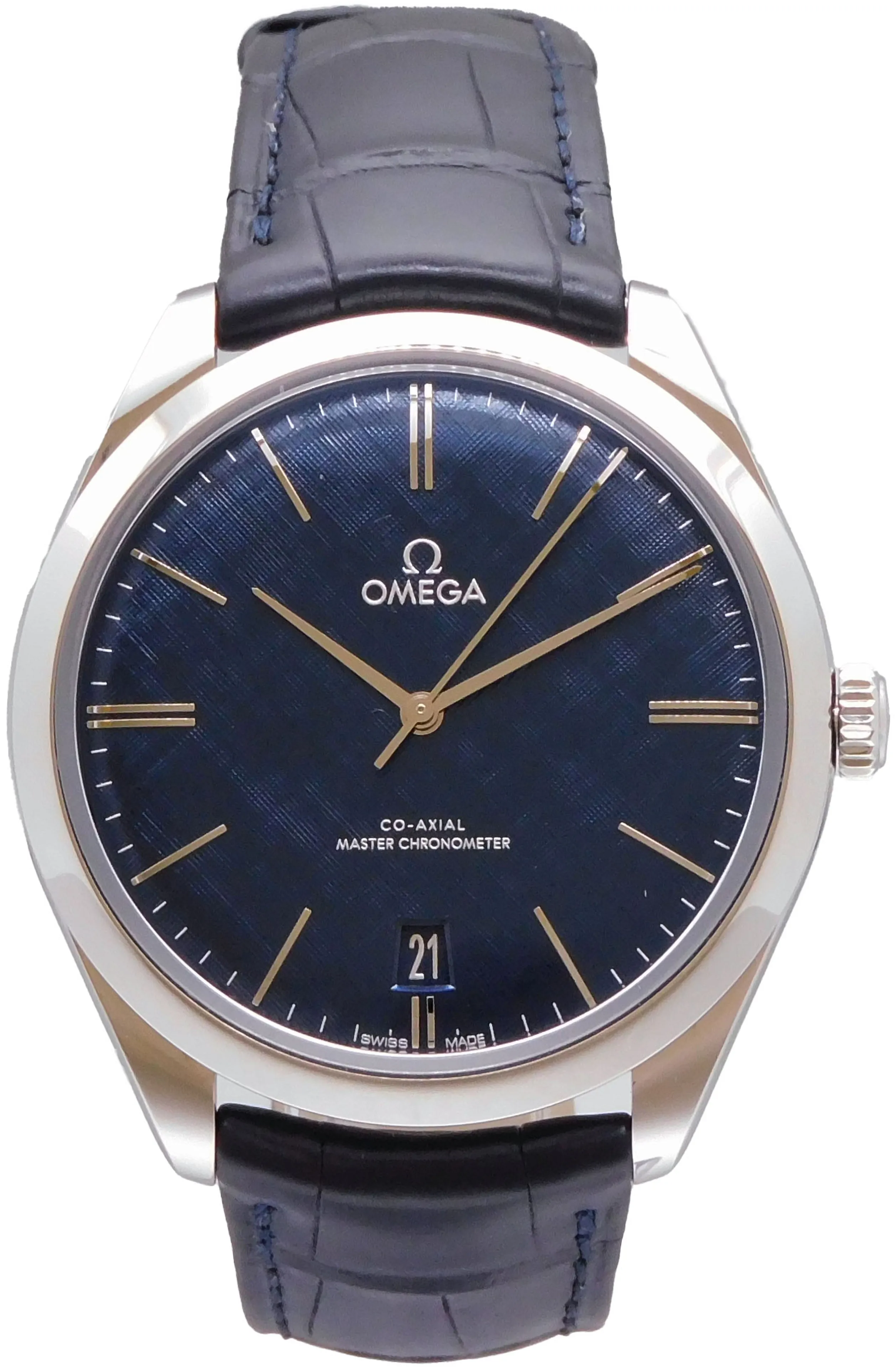 Omega De Ville 435.13.40.21.03.001 40mm Stainless steel Blue