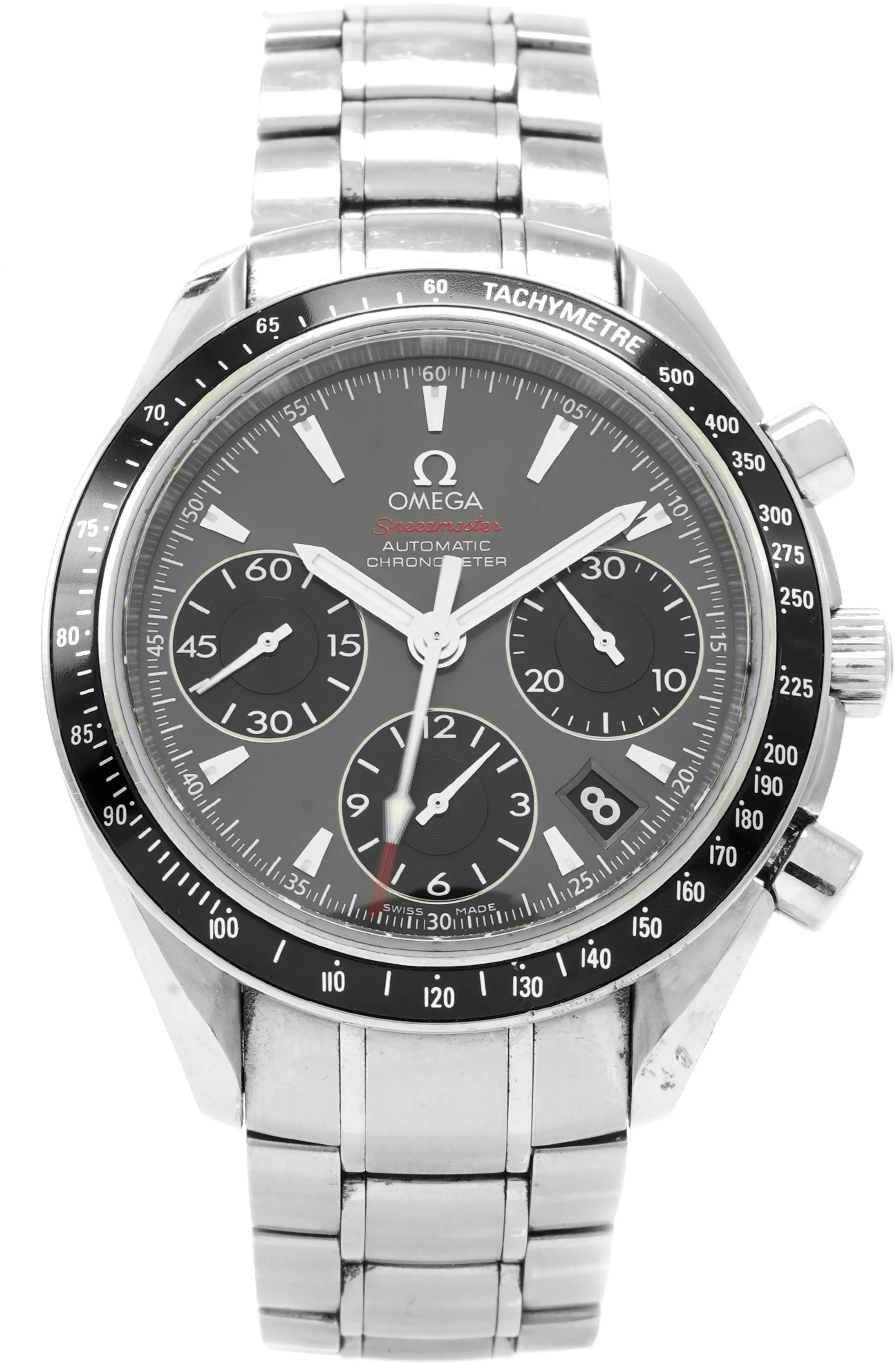 Omega Speedmaster Date 323.30.40.40.06.001 40mm Stainless steel Gray