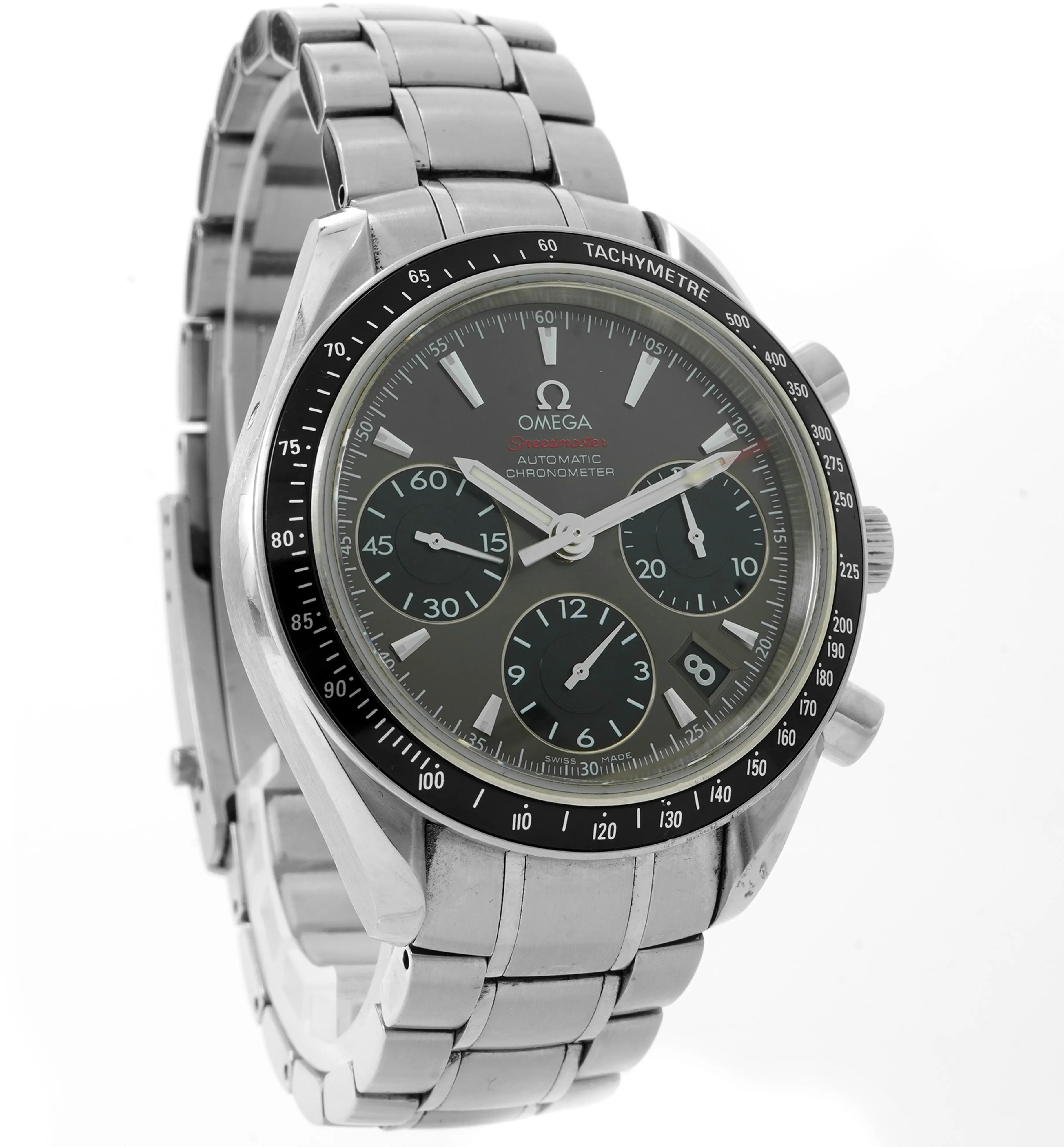 Omega Speedmaster Date 323.30.40.40.06.001 40mm Stainless steel Gray 2