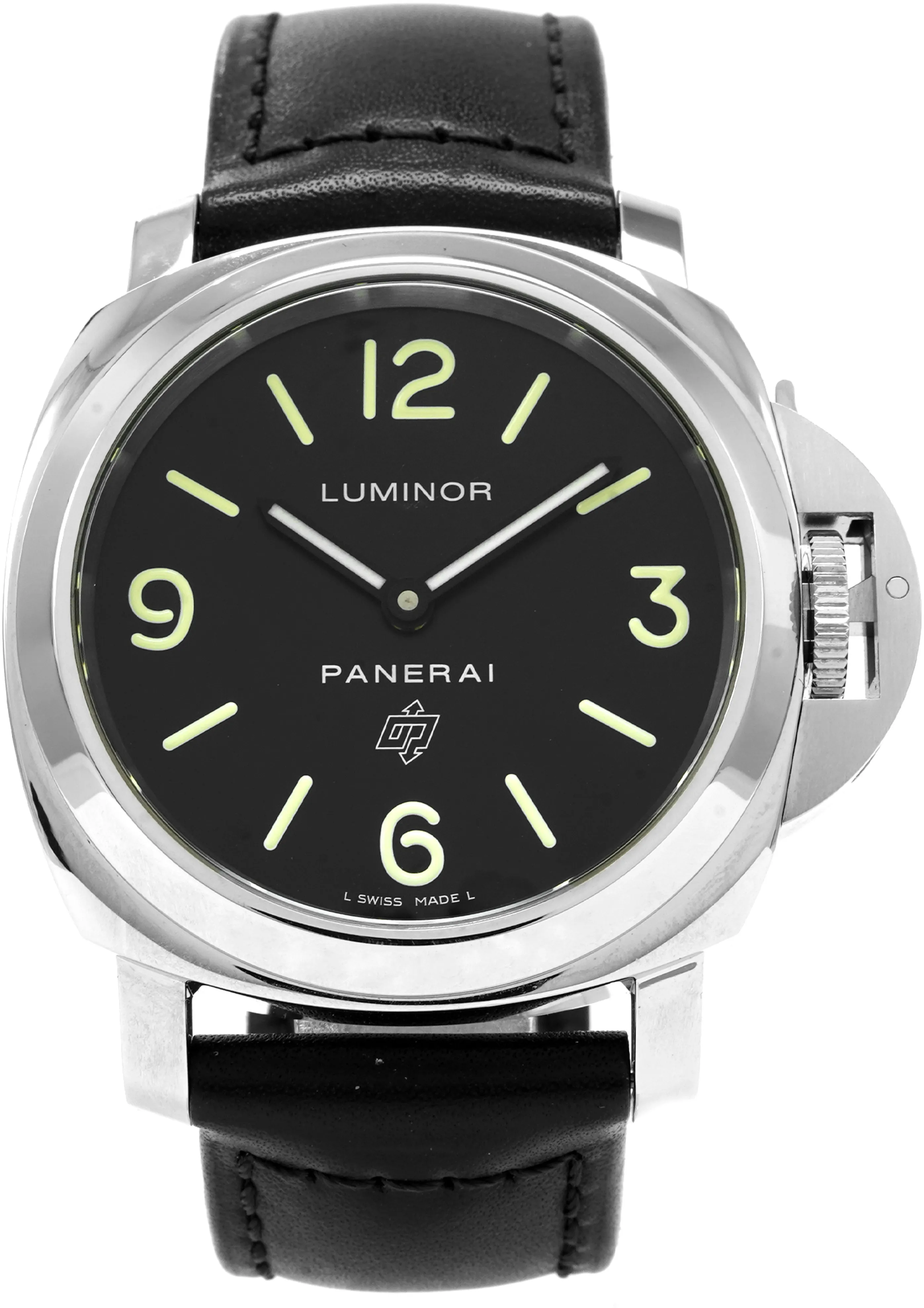 Panerai Luminor Base Logo PAM 01000 44mm Stainless steel Black