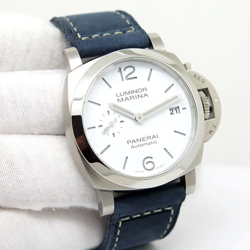 Panerai Luminor PAM01371 40mm Stainless steel White