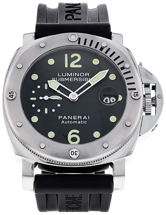 Panerai Submersible PAM 00024 44mm Stainless steel Black