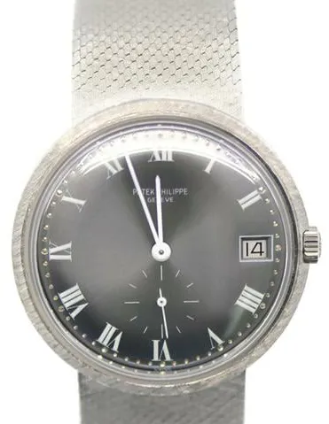 Patek Philippe Calatrava 3445/6 35mm White gold Silver