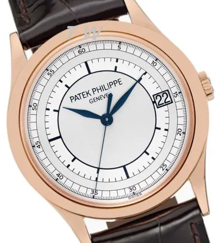 Patek Philippe Calatrava 5296R-001 38mm Rose gold Silver