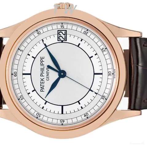 Patek Philippe Calatrava 5296R-001 38mm Rose gold Silver 1