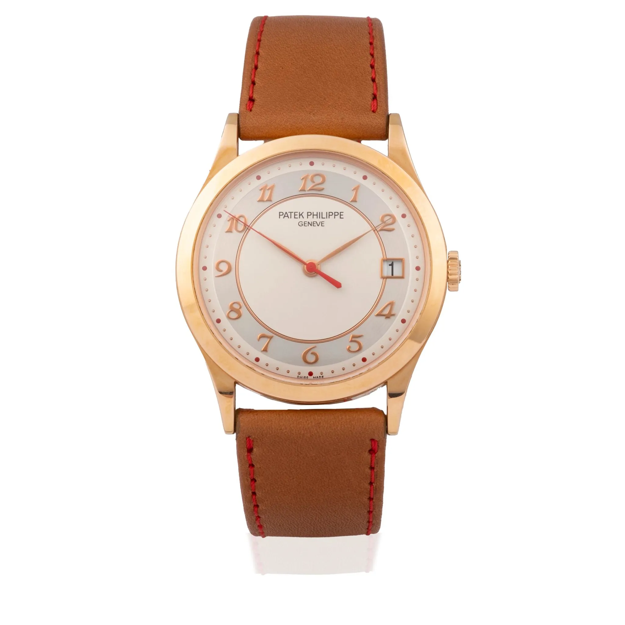 Patek Philippe Calatrava 5296R-011 38mm Rose gold Silver