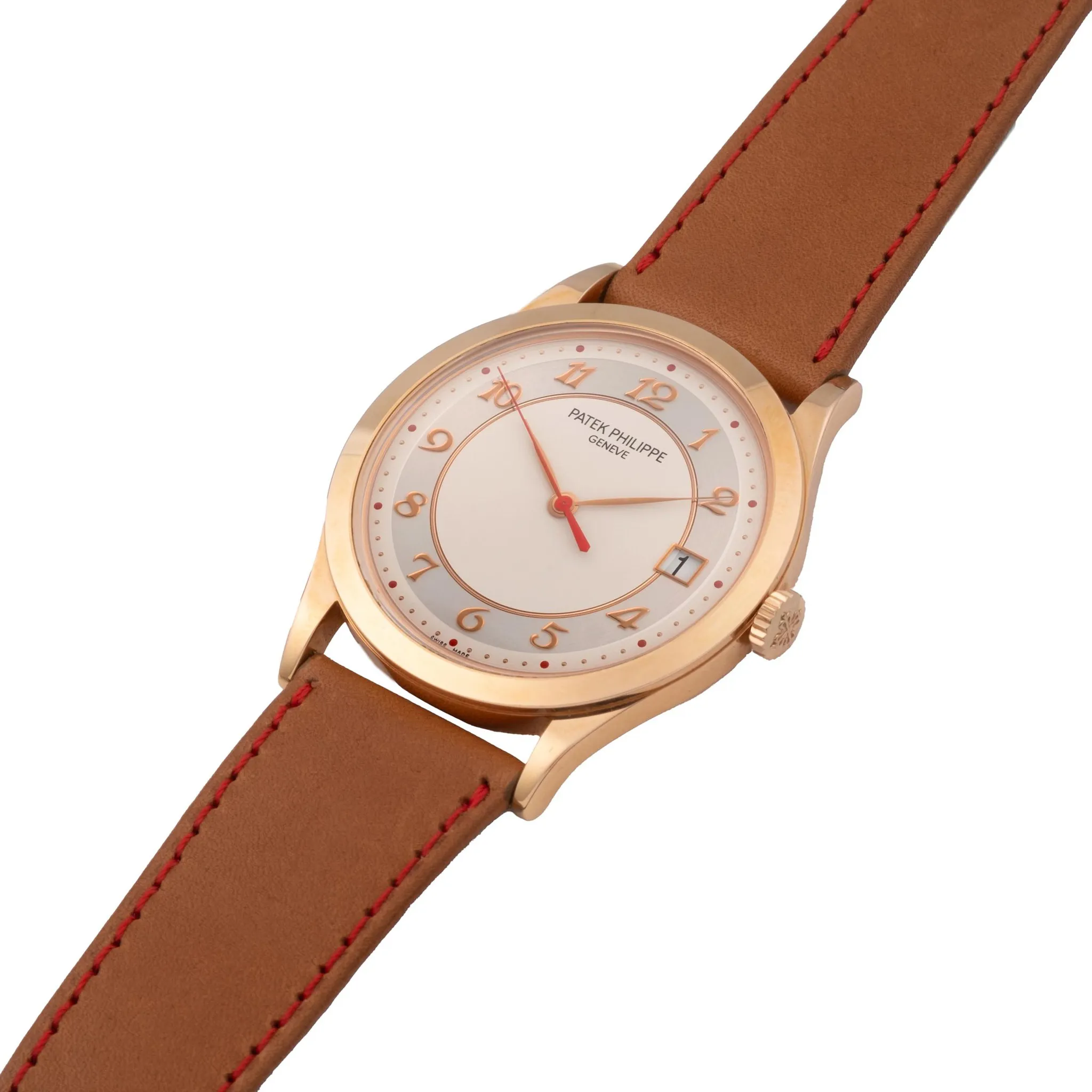 Patek Philippe Calatrava 5296R-011 38mm Rose gold Silver 1