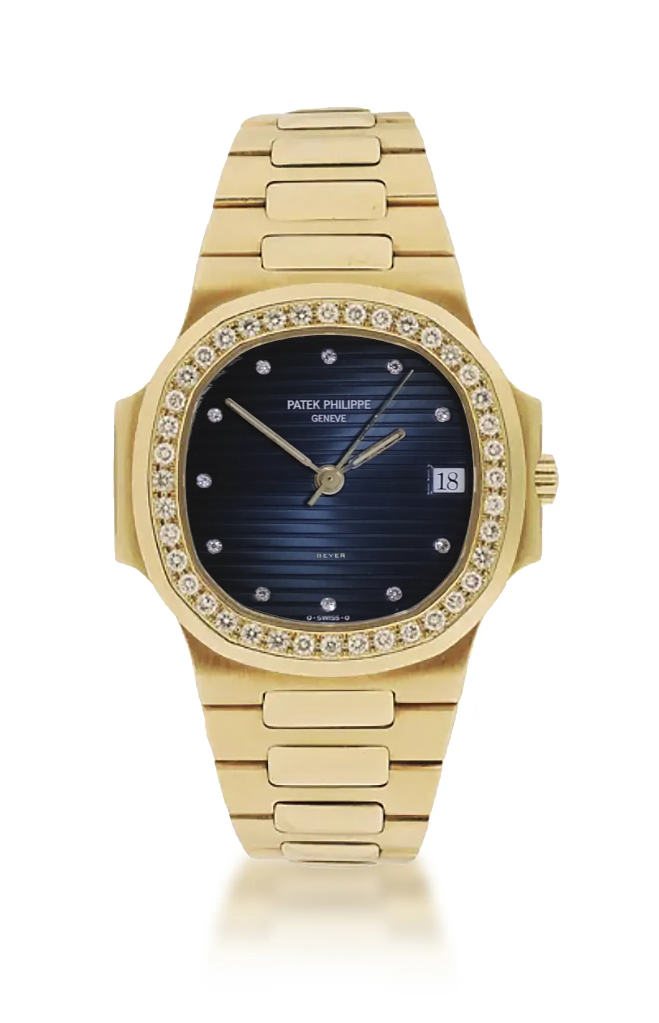 Patek Philippe Nautilus 3800/3 37.5mm Yellow gold and Diamond