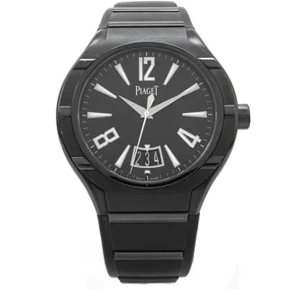 Piaget Polo FortyFive G0A37003 Titanium and Stainless steel Black