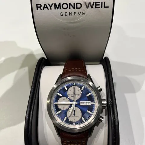 Raymond Weil Freelancer 7732-TIC-50421 42mm Stainless steel Blue