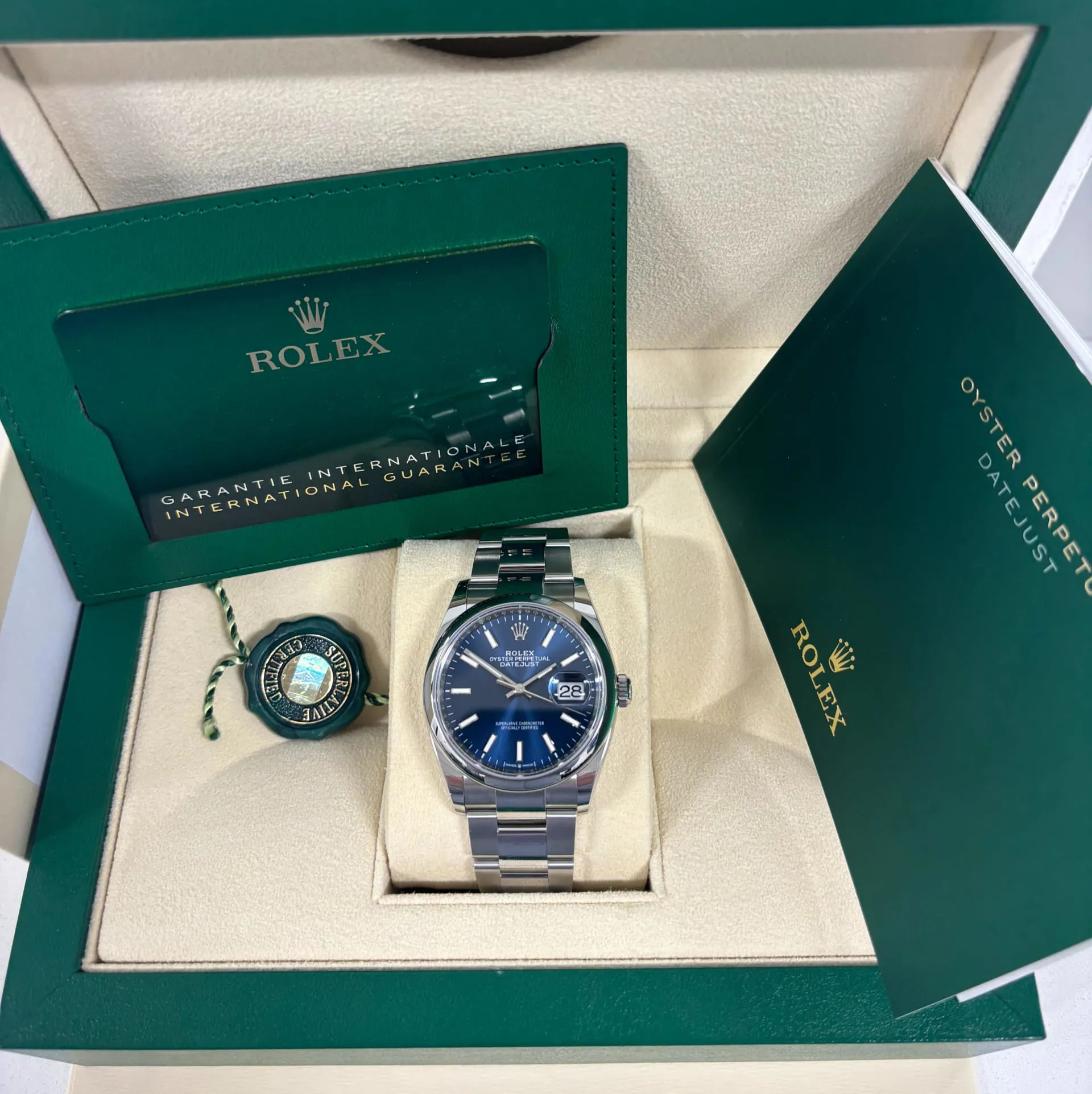 Rolex Datejust 36 126200-0006 36mm Oystersteel Blue 5