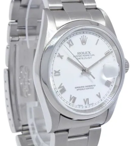 Rolex Datejust 36 16200 36mm Stainless steel White 6