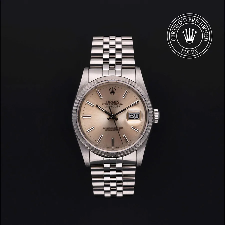 Rolex Datejust 36 16234 36mm White gold and Oystersteel Silver