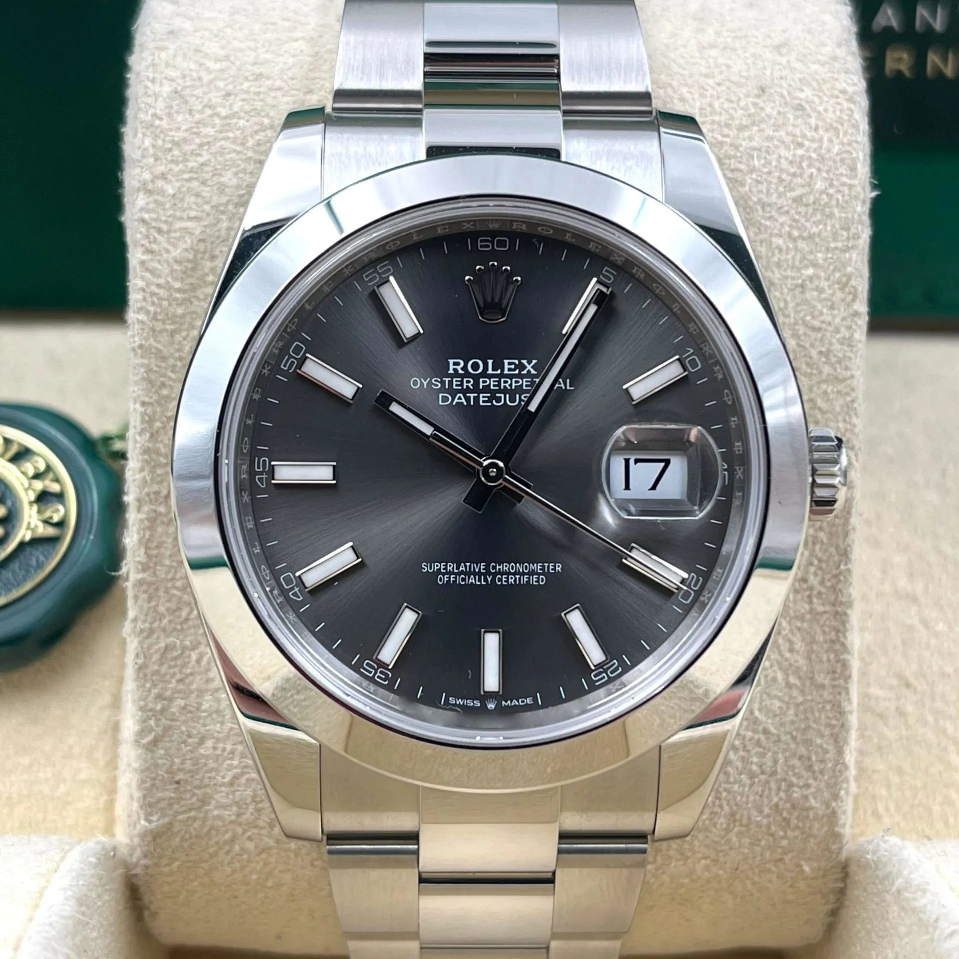 Rolex Datejust 41 126300-0007 41mm Oystersteel Gray