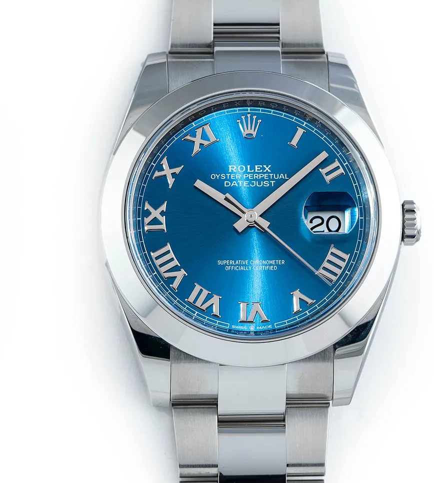 Rolex Datejust 41 126300-0017 41mm Oystersteel Blue