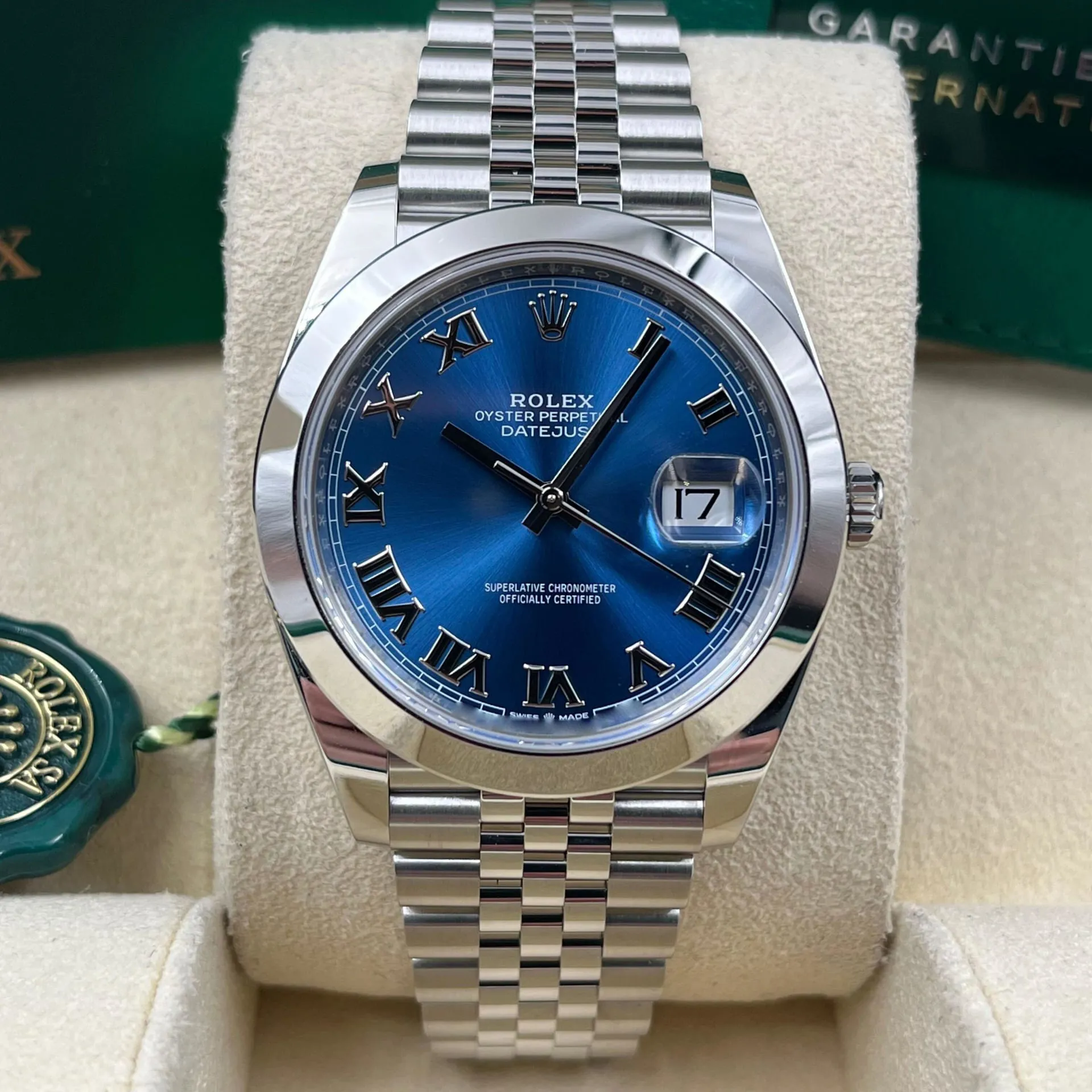 Rolex Datejust 41 126300-0018 41mm Oystersteel Blue