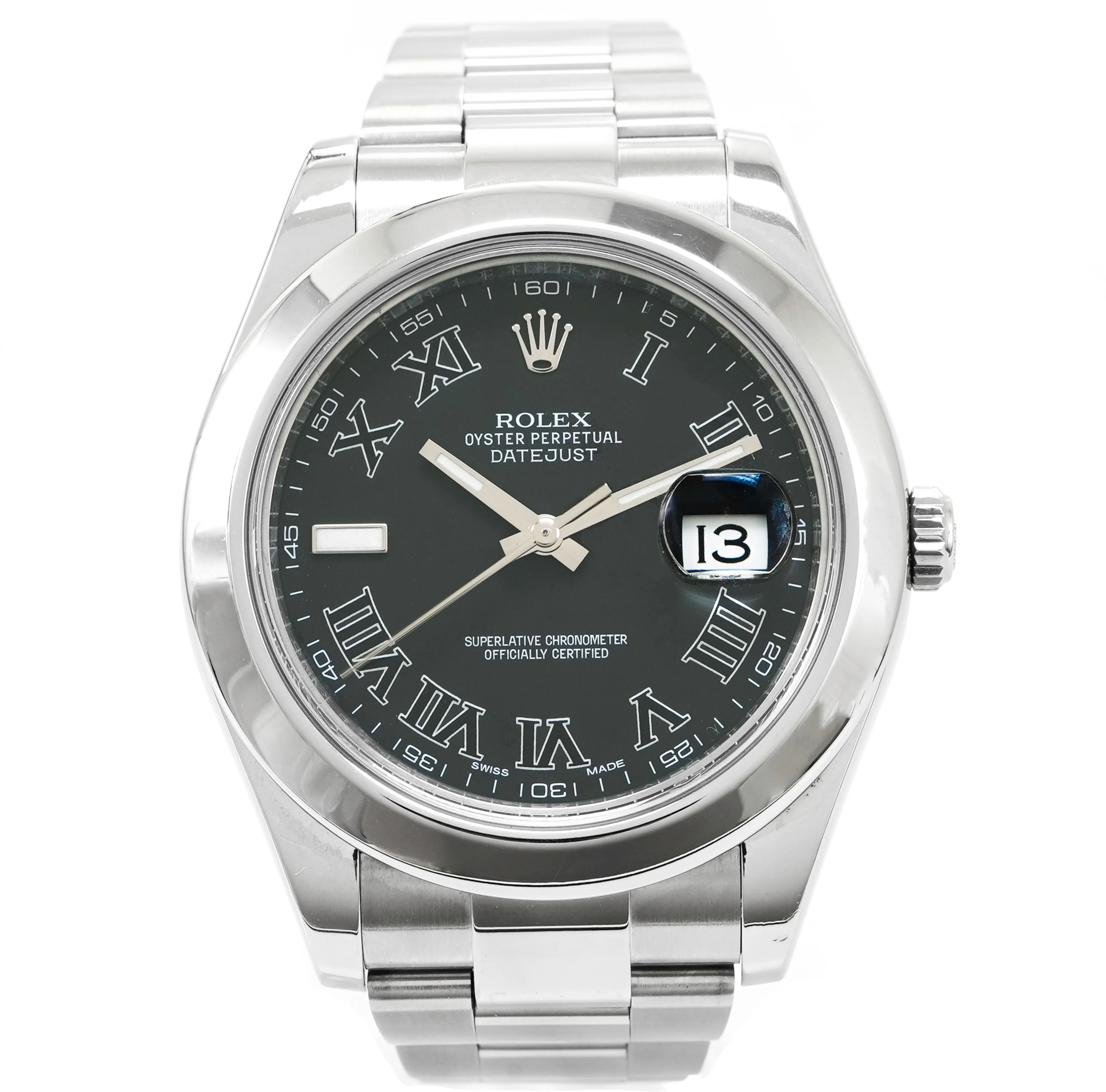 Rolex Datejust II 116300 41mm Stainless steel Black