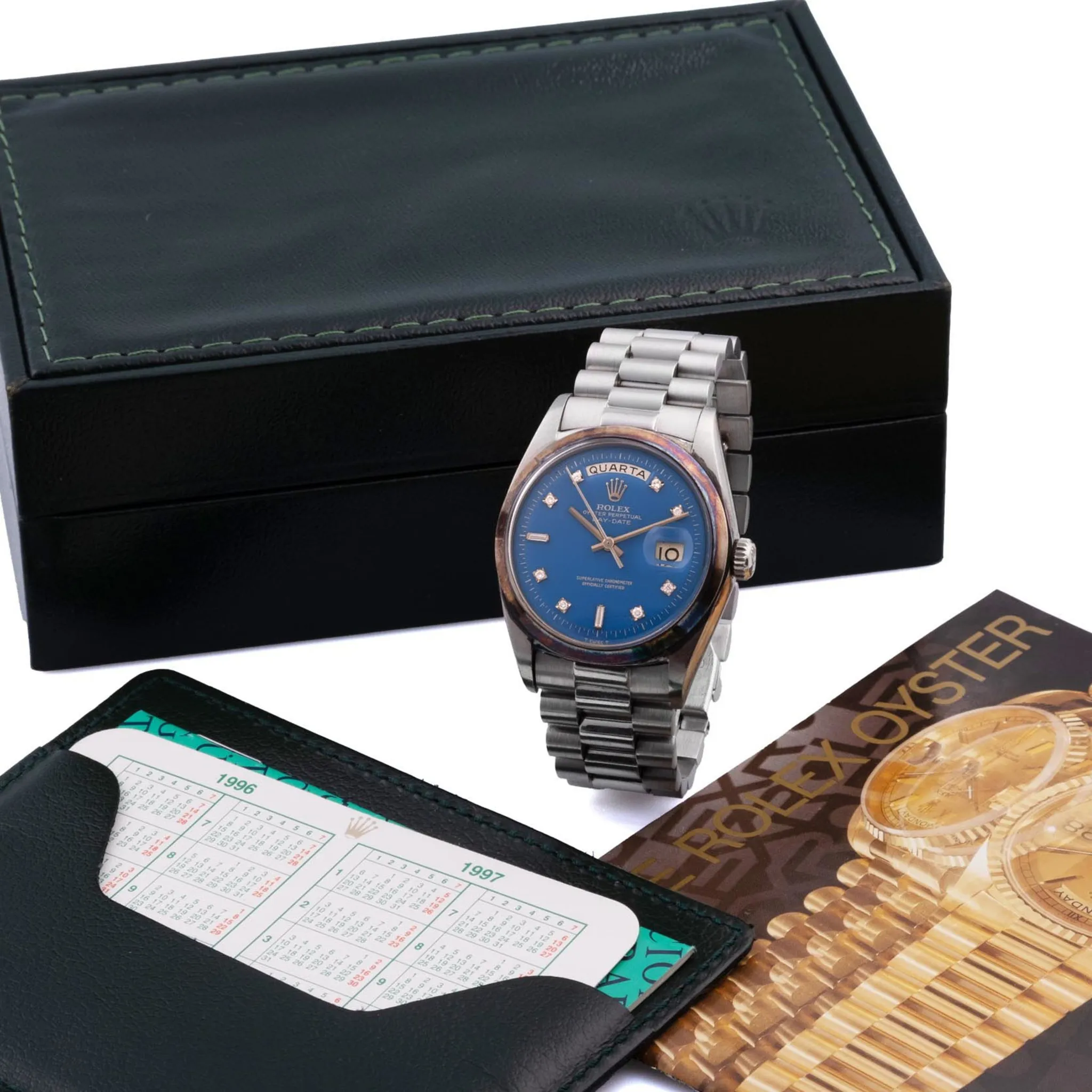 Rolex Day-Date 36 1802 36mm Yellow gold Blue 3