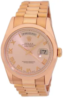 Rolex Day-Date 36 118205 Rose gold Pink