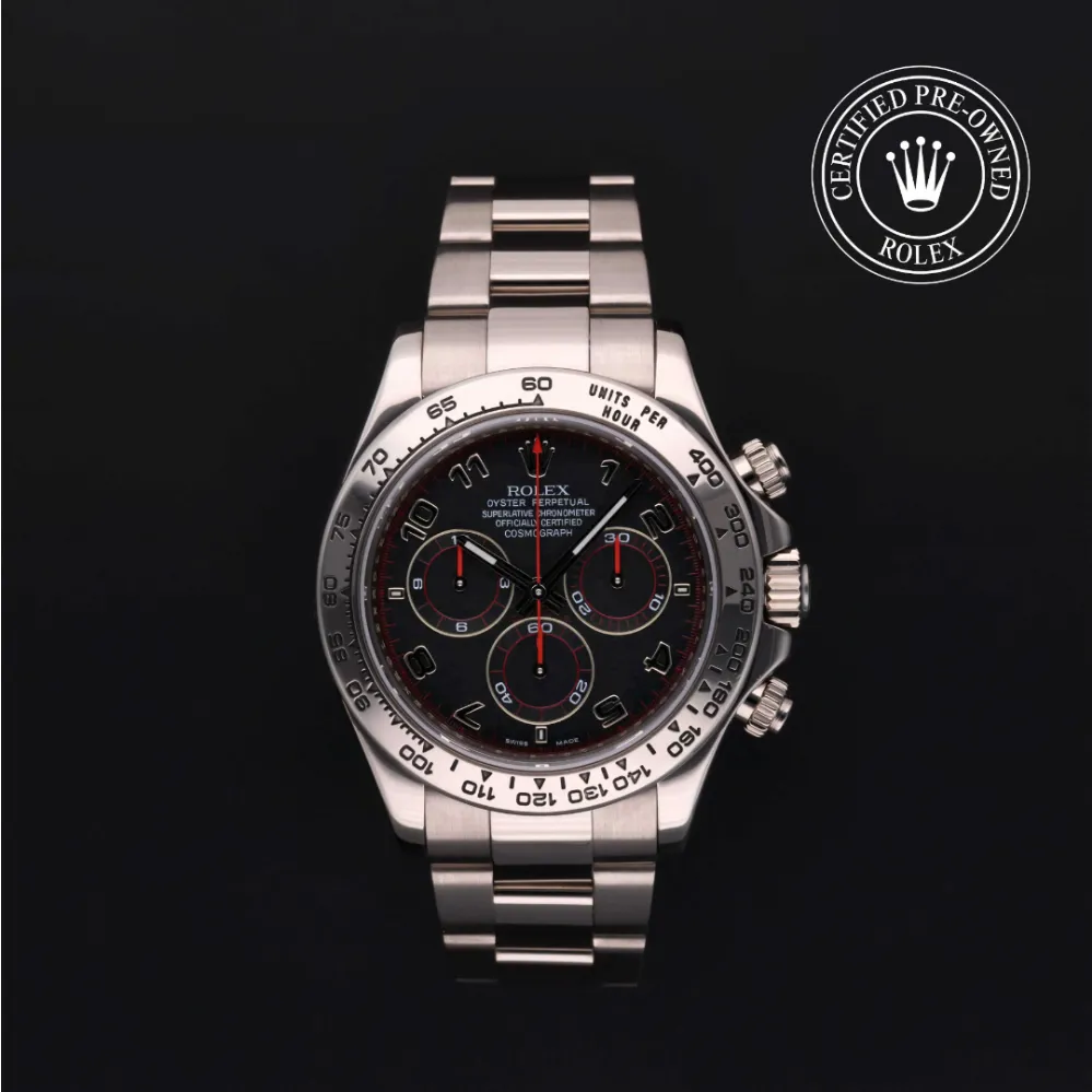 Rolex Daytona 116509 40mm White gold Black