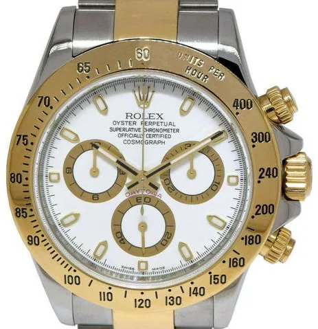 Rolex Daytona 116523 40mm Stainless steel White