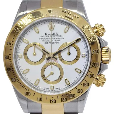 Rolex Daytona 116523 40mm Stainless steel White