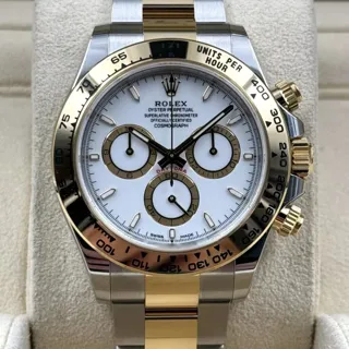 Rolex Daytona 126503-0001 Yellow gold and Oystersteel White