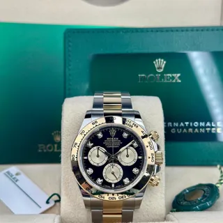 Rolex Daytona 126503-0002 Yellow gold and Stainless steel Black