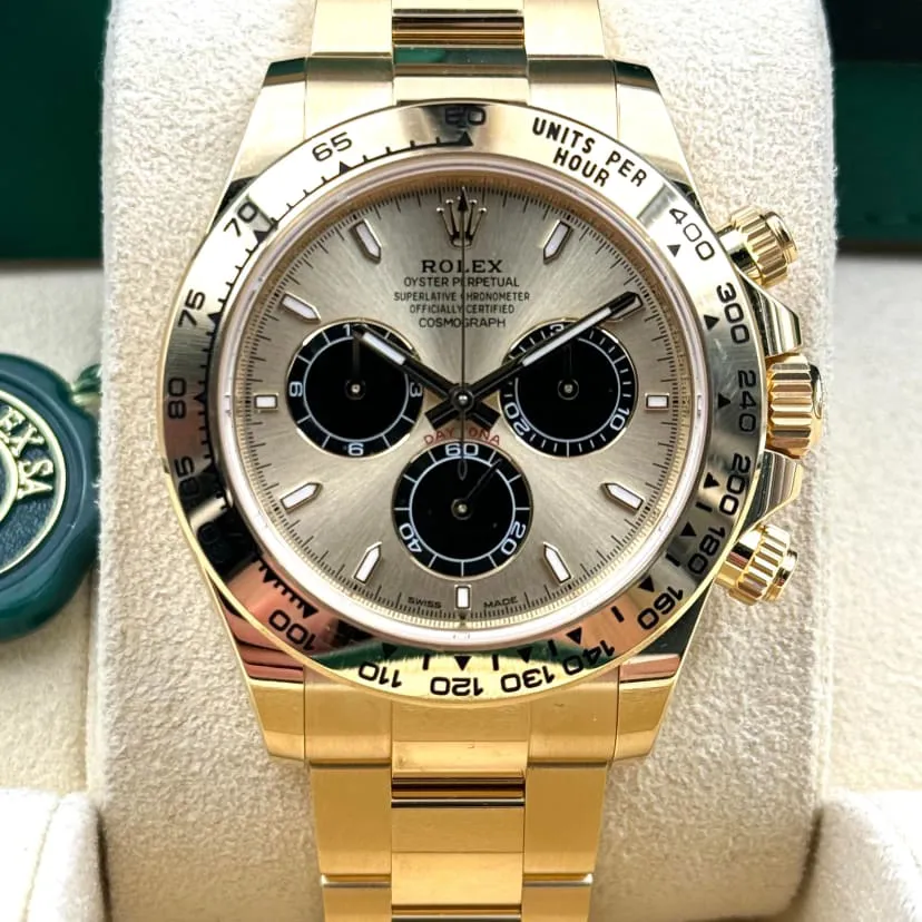 Rolex Daytona 126508-0006 40mm 18k yellow gold Champagne