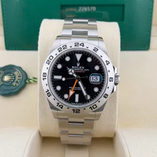 Rolex Explorer II 226570-0002 Stainless steel Black