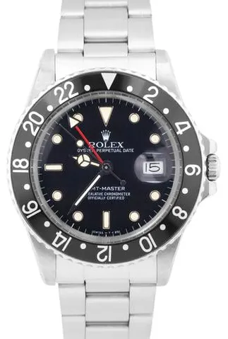 Rolex GMT-Master 16750 40mm Stainless steel Black