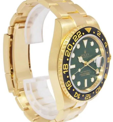 Rolex GMT-Master II 116718 40mm Yellow gold Green 8