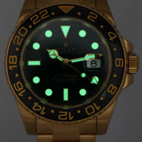 Rolex GMT-Master II 116718 40mm Yellow gold Green 1