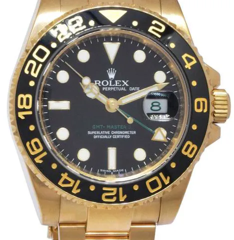 Rolex GMT-Master II 116718 40mm Yellow gold Black 1