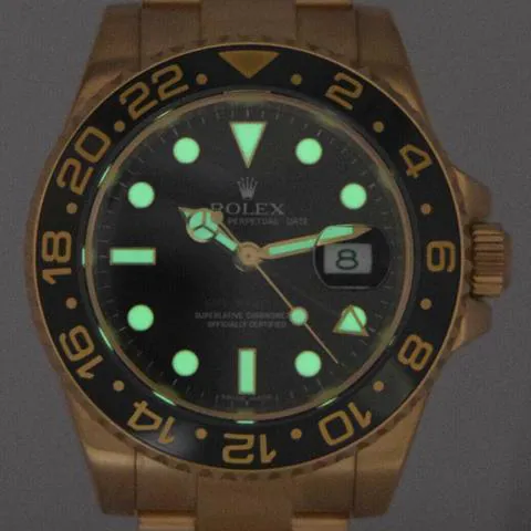 Rolex GMT-Master II 116718 40mm Yellow gold Black 6