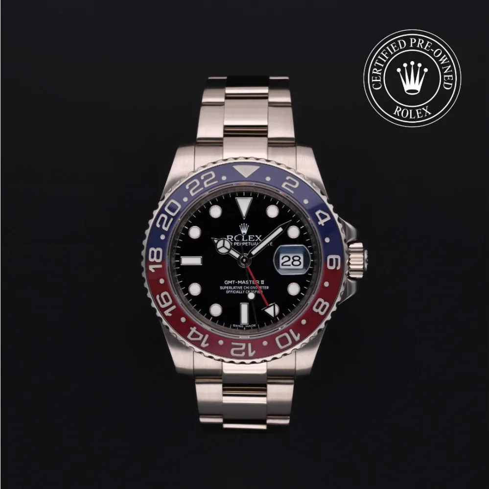 Rolex GMT-Master II 116719BLRO 40mm White gold Black