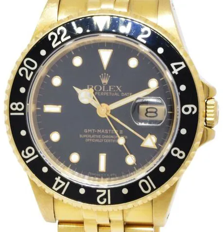 Rolex GMT-Master II 16718 40mm Yellow gold Black 7