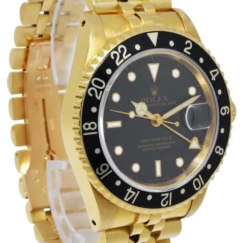 Rolex GMT-Master II 16718 40mm Yellow gold Black 9