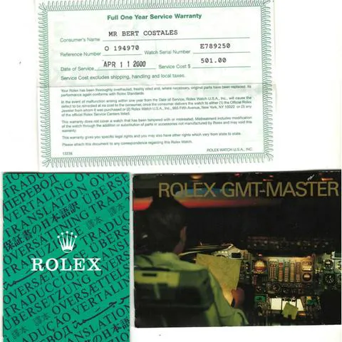 Rolex GMT-Master II 16718 40mm Yellow gold Black 10