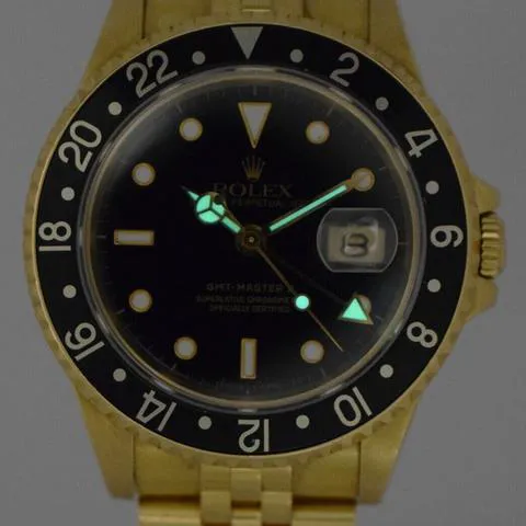 Rolex GMT-Master II 16718 40mm Yellow gold Black 1