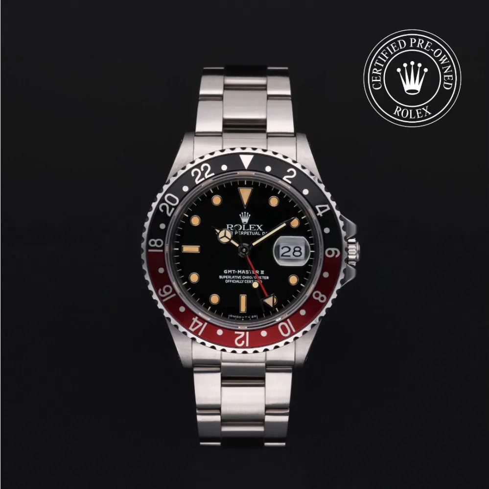 Rolex GMT-Master II 16760 40mm Oystersteel Black