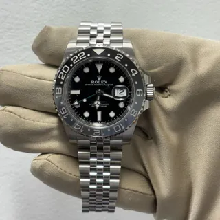 Rolex GMT-Master II 126710GRNR-0003 Steel$Ceramic Black