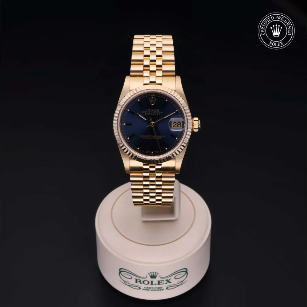 Rolex Lady-Datejust 78278 31mm Yellow gold Blue 1