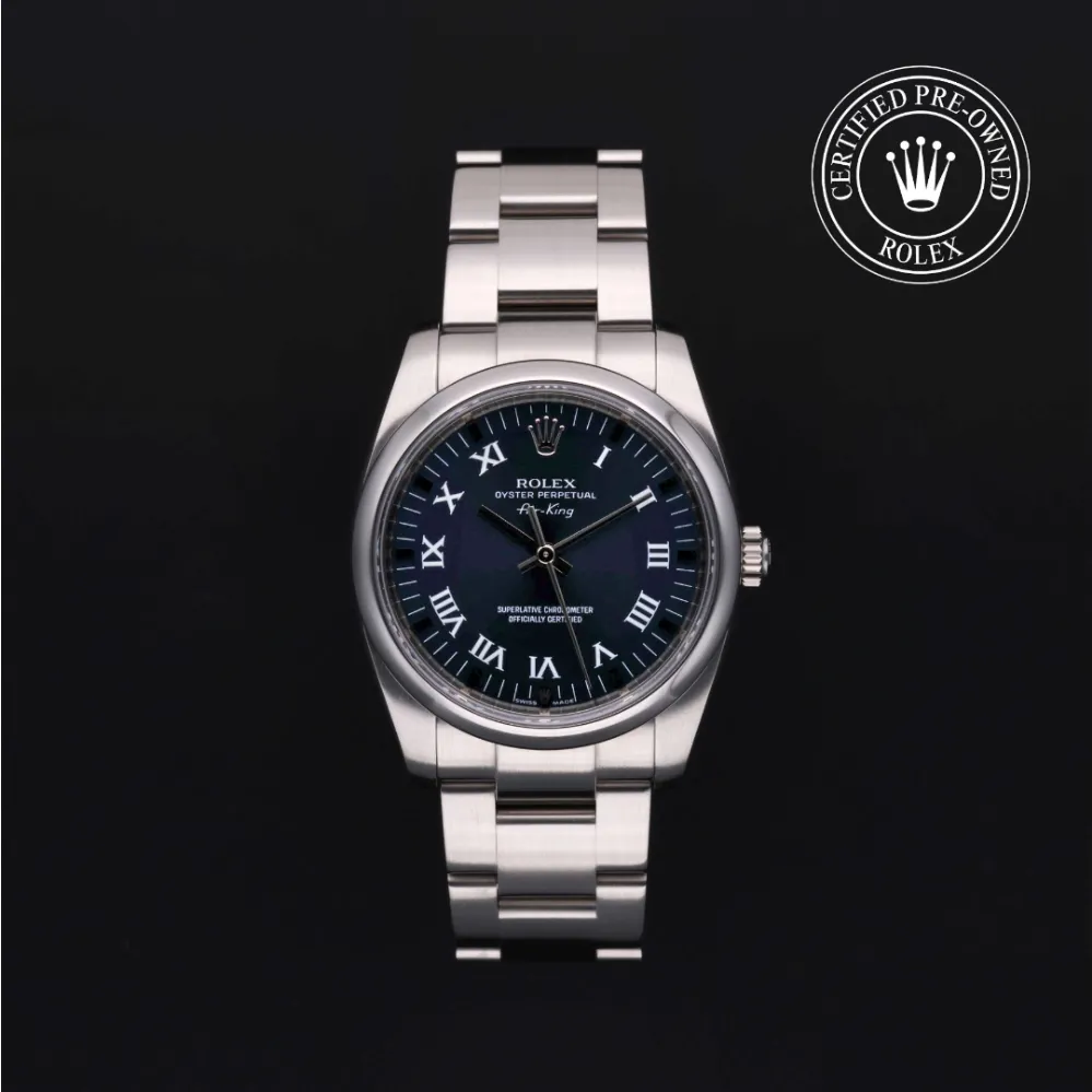 Rolex Oyster Perpetual 114200 34mm Oystersteel Blue