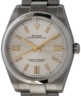 Rolex Oyster Perpetual 124300-0001 Stainless steel Silver