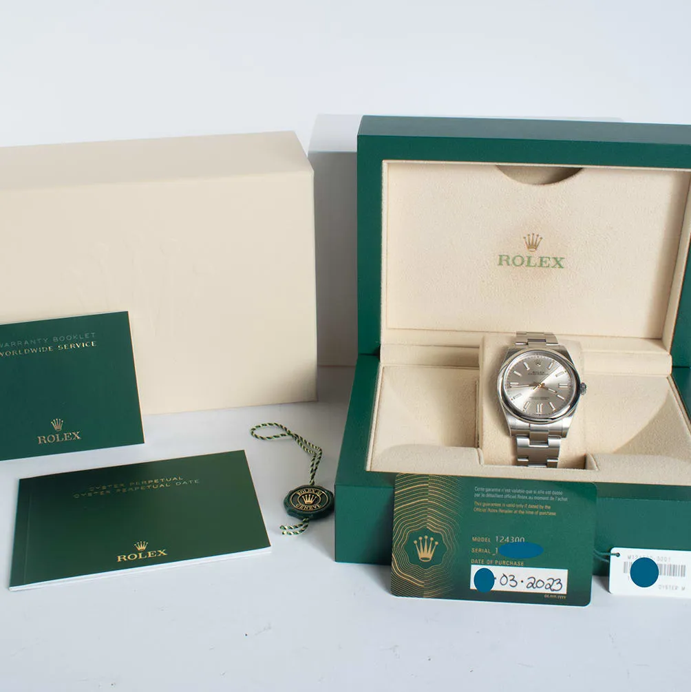 Rolex Oyster Perpetual 124300-0001 41mm Oystersteel Silver 6