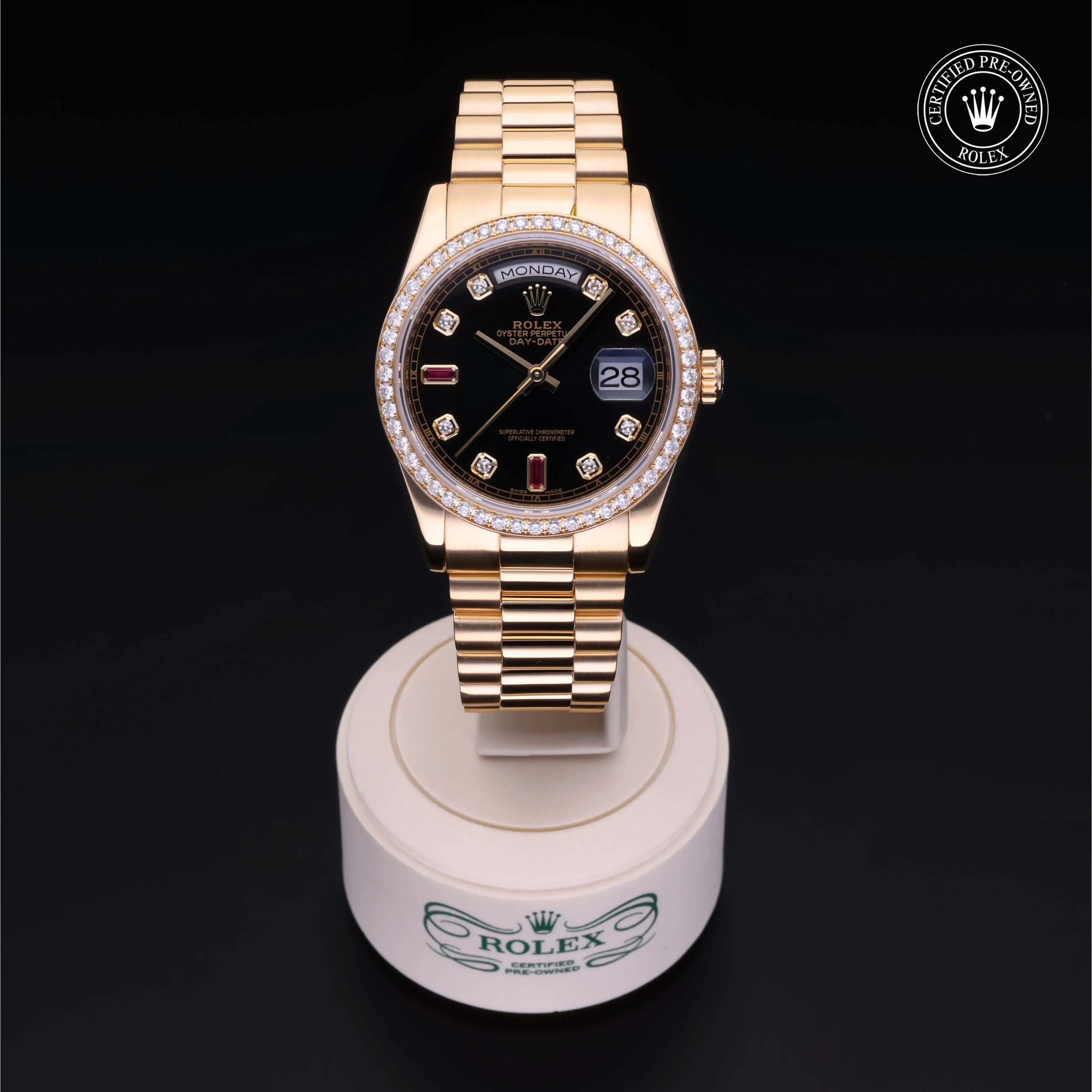 Rolex Day-Date 36 118348-0035 36mm Yellow gold Champagne