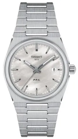 Tissot T-Classic T137.210.11.111.00 35mm Stainless steel White Mother of Pearl